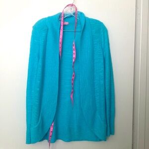 Lilly Pulitzer Amalie open front cardigan sweater
